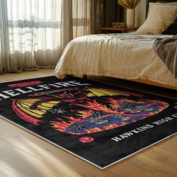 stranger things movie carpet area rug home decor bedroom gift for fans gift for son st2