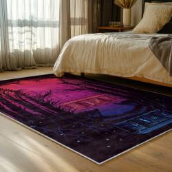 stranger things movie carpet area rug home decor bedroom gift for fans gift for son st20