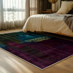 stranger things movie carpet area rug home decor bedroom gift for fans gift for son st205