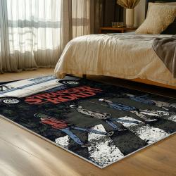 stranger things movie carpet area rug home decor bedroom gift for fans gift for son st206