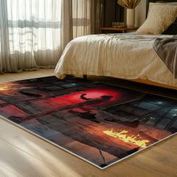 stranger things movie carpet area rug home decor bedroom gift for fans gift for son st217