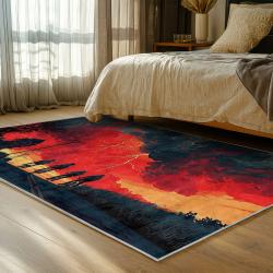stranger things movie carpet area rug home decor bedroom gift for fans gift for son st227