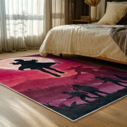 stranger things movie carpet area rug home decor bedroom gift for fans gift for son st233