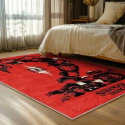 stranger things movie carpet area rug home decor bedroom gift for fans gift for son st235