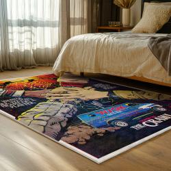 stranger things movie carpet area rug home decor bedroom gift for fans gift for son st27