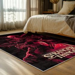 stranger things movie carpet area rug home decor bedroom gift for fans gift for son st29