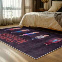 stranger things movie carpet area rug home decor bedroom gift for fans gift for son st30