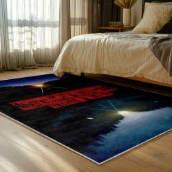stranger things movie carpet area rug home decor bedroom gift for fans gift for son st31