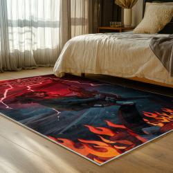 stranger things movie carpet area rug home decor bedroom gift for fans gift for son st35