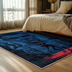 stranger things movie carpet area rug home decor bedroom gift for fans gift for son st38