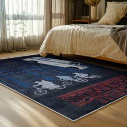 stranger things movie carpet area rug home decor bedroom gift for fans gift for son st4