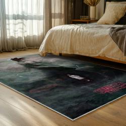stranger things movie carpet area rug home decor bedroom gift for fans gift for son st51