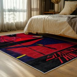 stranger things movie carpet area rug home decor bedroom gift for fans gift for son st54