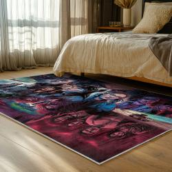 stranger things movie carpet area rug home decor bedroom gift for fans gift for son st55