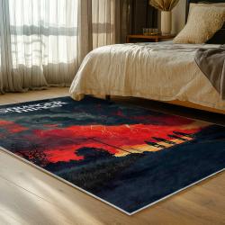 stranger things movie carpet area rug home decor bedroom gift for fans gift for son st57