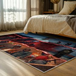 stranger things movie carpet area rug home decor bedroom gift for fans gift for son st74