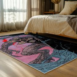 stranger things movie carpet area rug home decor bedroom gift for fans gift for son st75