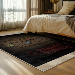 stranger things movie carpet area rug home decor bedroom gift for fans gift for son st76