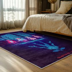 stranger things movie carpet area rug home decor bedroom gift for fans gift for son st82