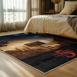 stranger things movie carpet area rug home decor bedroom gift for fans gift for son st84