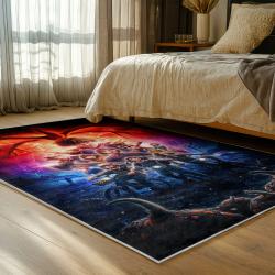 stranger things movie carpet area rug home decor bedroom gift for fans gift for son st96