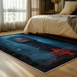 stranger things movie carpet area rug home decor bedroom gift for fans gift for son st98