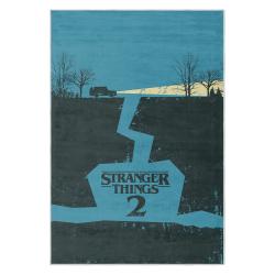stranger things movie carpet area rug home decor gift for fans gift for son st119