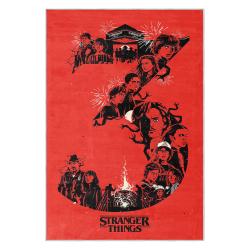 stranger things movie carpet area rug home decor gift for fans gift for son st156