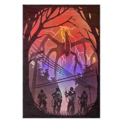 stranger things movie carpet area rug home decor gift for fans gift for son st19