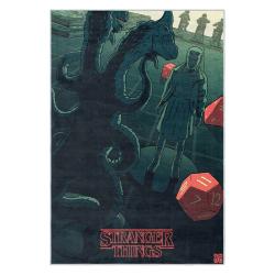 stranger things movie carpet area rug home decor gift for fans gift for son st191