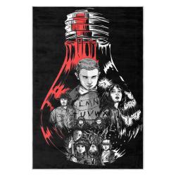 stranger things movie carpet area rug home decor gift for fans gift for son st200