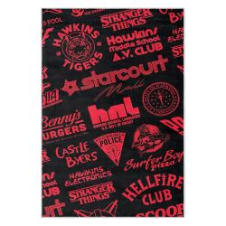 stranger things movie carpet area rug home decor gift for fans gift for son st223