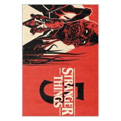 stranger things movie carpet area rug home decor gift for fans gift for son st236