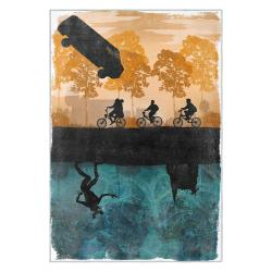stranger things movie carpet area rug home decor gift for fans gift for son st41