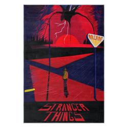 stranger things movie carpet area rug home decor gift for fans gift for son st54