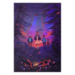 stranger things movie carpet area rug home decor gift for fans gift for son st70