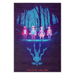stranger things movie carpet area rug home decor gift for fans gift for son st82