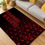 stranger things movie carpet area rug home decor living room gift for fans gift for son st101