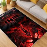 stranger things movie carpet area rug home decor living room gift for fans gift for son st107