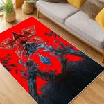 stranger things movie carpet area rug home decor living room gift for fans gift for son st115