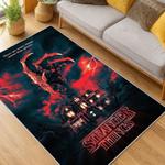 stranger things movie carpet area rug home decor living room gift for fans gift for son st116