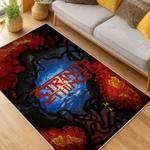 stranger things movie carpet area rug home decor living room gift for fans gift for son st120