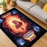 stranger things movie carpet area rug home decor living room gift for fans gift for son st130