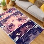 stranger things movie carpet area rug home decor living room gift for fans gift for son st141
