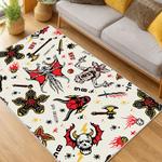 stranger things movie carpet area rug home decor living room gift for fans gift for son st143