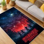 stranger things movie carpet area rug home decor living room gift for fans gift for son st146