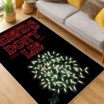 stranger things movie carpet area rug home decor living room gift for fans gift for son st157