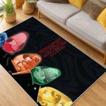 stranger things movie carpet area rug home decor living room gift for fans gift for son st160