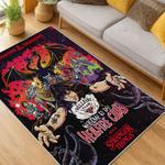 stranger things movie carpet area rug home decor living room gift for fans gift for son st164