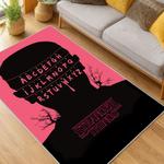 stranger things movie carpet area rug home decor living room gift for fans gift for son st165